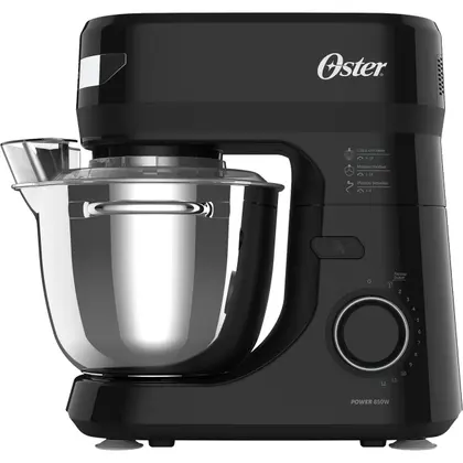 Batedeira Planetária Oster Preta 850W 110V